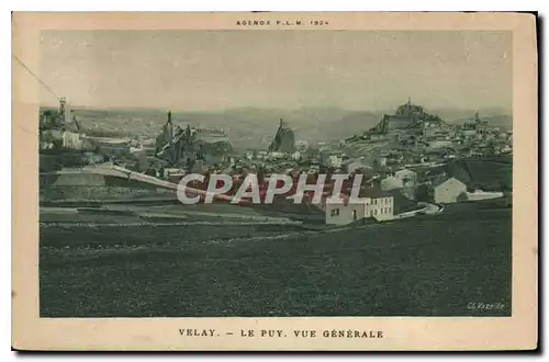 Cartes postales Velay Le Puy vue generale