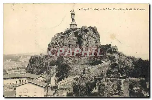 Ansichtskarte AK Le Puy Loire Le Mont Corneille et N D de France