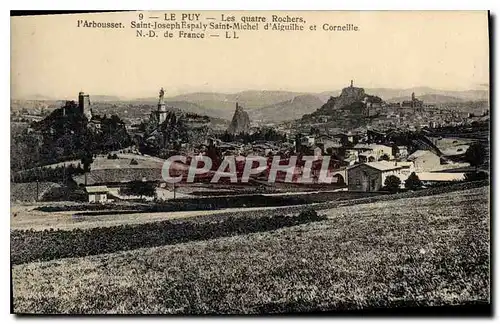 Ansichtskarte AK Le Puy Le quatre Rochers