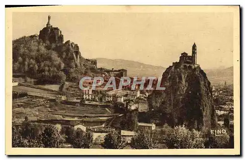 Ansichtskarte AK Le Puy en Velay Hte Loire Les Rochers Corneille N D de France et St Michel d'Aiguithe