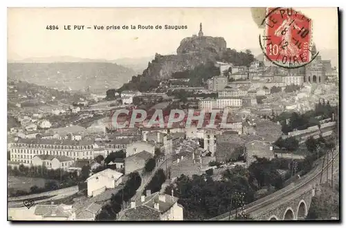 Cartes postales Le Puy Vue prise de la Route de Saugues