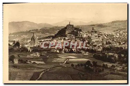 Cartes postales Le Puy Haute Loire Vue panoramique de la Ville prise de la cote Rochearnaud