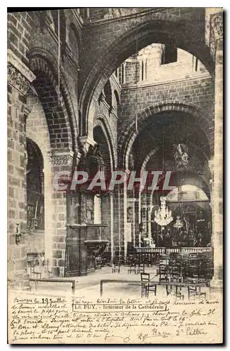 Ansichtskarte AK Le Puy Interieur de la Cathedrale