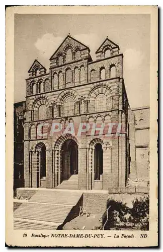 Cartes postales Basilique Notre Dame Du Puy La Facade