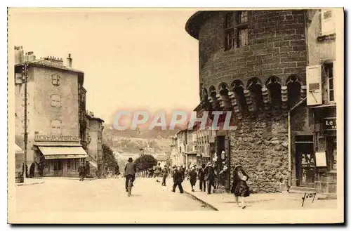 Ansichtskarte AK Le Puy Haute Loire La Tour Pannessac et Boulevard Carnot