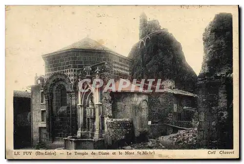 Cartes postales Le Puy Hte Loire Le Temple de Diane et le Mont St Michel