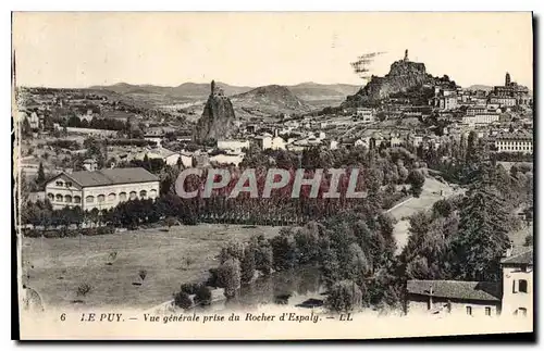 Ansichtskarte AK Le Puy Vue generale prise du Rocher d'Espaly