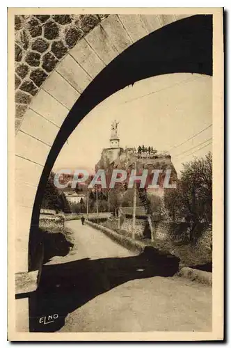 Ansichtskarte AK Le Puy en Velay Hte Loire Le Rocher d'Espaly Saint Joseph