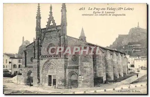 Ansichtskarte AK Le Puy en Velay Hte Loire Eglise St Laurent