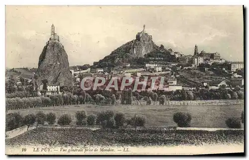 Cartes postales Le Puy Vue generale prise de Mondon