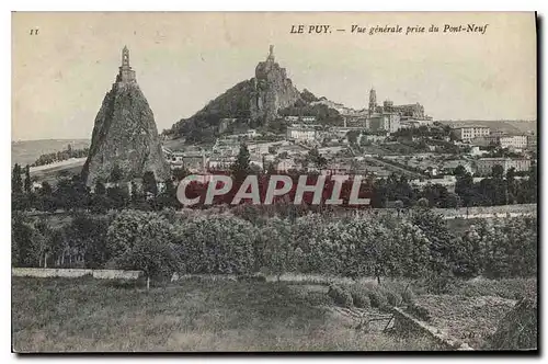 Ansichtskarte AK Le Puy Vue generale prise du Pont Neuf