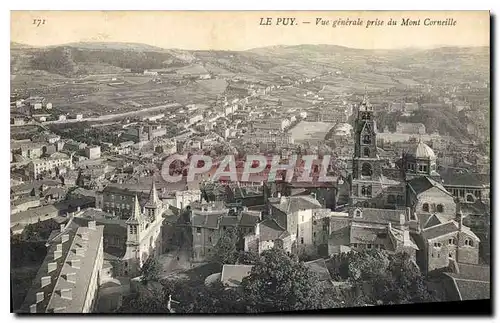 Ansichtskarte AK Le Puy Vue generale prise du Mont Corneille