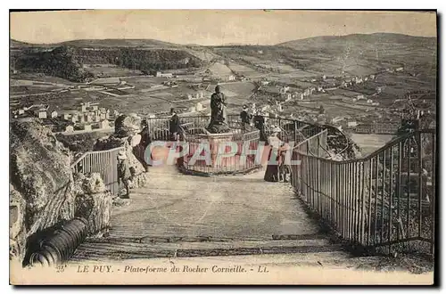 Ansichtskarte AK Le Puy Plate forme du Rocher Corneille
