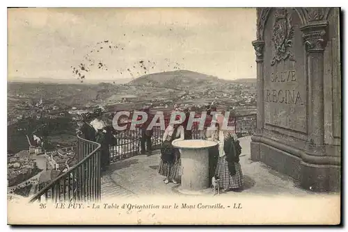 Ansichtskarte AK Le Puy La Table d'Orientation sur le Mont Corneille