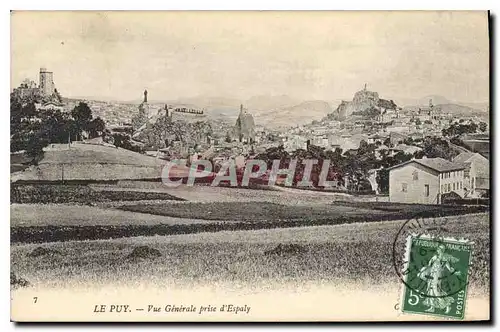 Ansichtskarte AK Le Puy Vue Generale prise d'Espaly