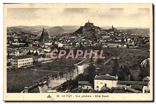 Ansichtskarte AK Le Puy Vue generale Cote Ouest