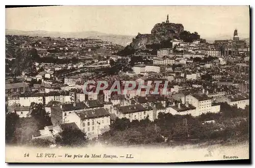 Ansichtskarte AK Le Puy Vue prise du Mont Ronzon