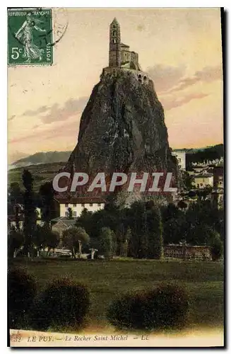 Cartes postales Le Puy Le Rocher Saint Michel