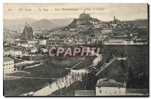 Ansichtskarte AK Hte Loire Le Puy Vue Panoramique prise d'Espaly