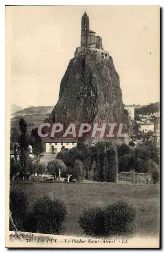 Cartes postales Le Puy Le Rocher Saint Michel