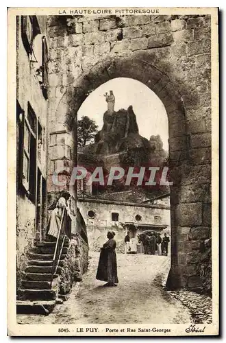 Cartes postales Le Puy Porte et Rue Georges