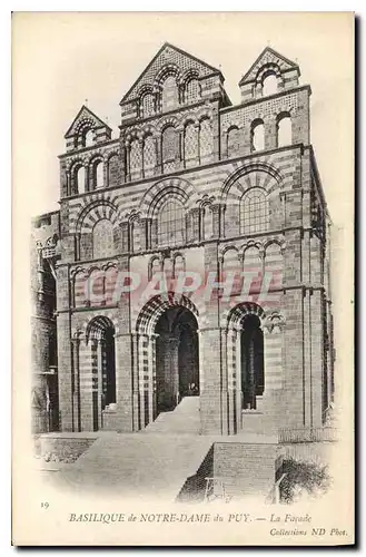 Cartes postales Basilique de Notre Dame du Puy La Facade