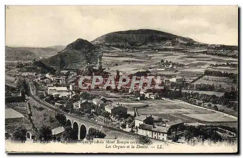 Cartes postales Le Puy Vue panoramique prise du Mont Ronzon