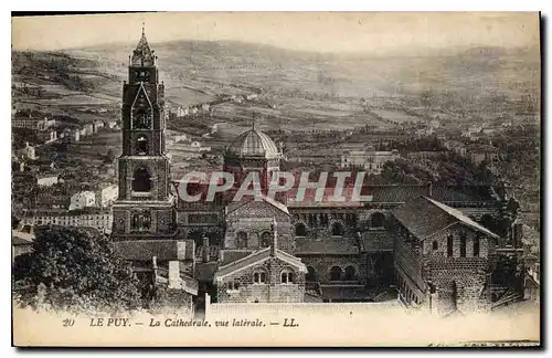 Cartes postales Le Puy La Cathedrale vue laterale