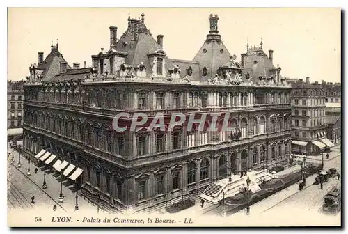 Cartes postales Lyon Palais du Commerce La Bourse