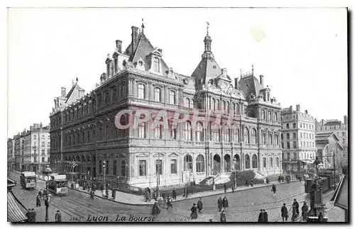 Cartes postales Lyon La Bourse