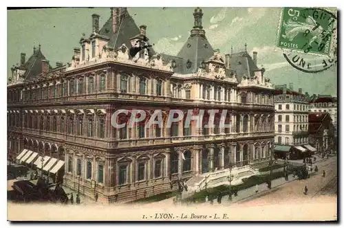 Cartes postales Lyon La Bourse