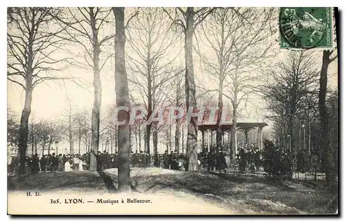 Cartes postales Lyon Musique a Bellecour