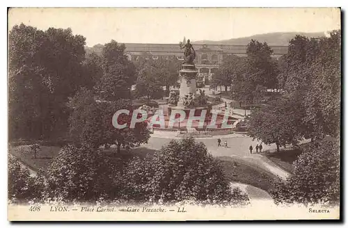 Ansichtskarte AK Lyon Place Carnot Gare Perrache