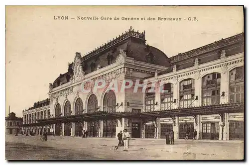 Cartes postales Lyon Nouvelle Gare de Geneve et des Brotteaux