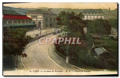 Cartes postales Lyon La Gare de Perrache