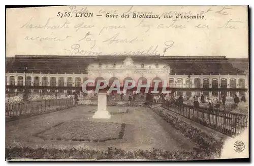 Cartes postales Lyon Gare des Brotteaux vue d'ensemble