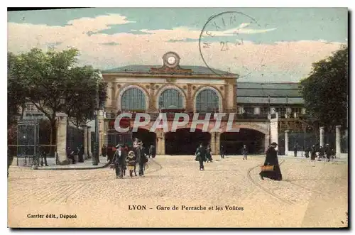 Cartes postales Lyon Gare de Perrache et les Voutes