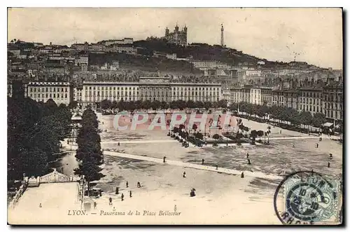 Cartes postales Lyon Panorama de la Place Bellecour