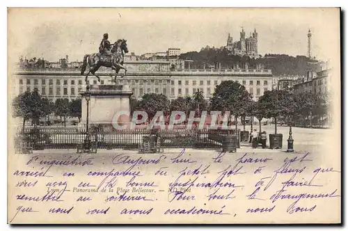 Cartes postales Lyon Panorama de la Place Bellecour