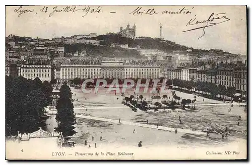 Cartes postales Lyon Panorama de la Place Bellecour
