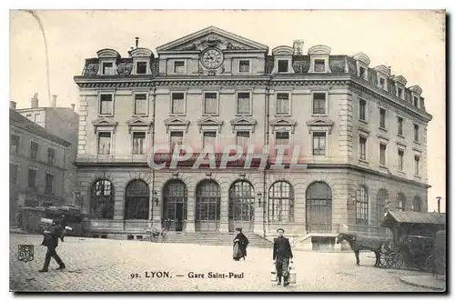 Cartes postales Lyon Gare Saint Paul