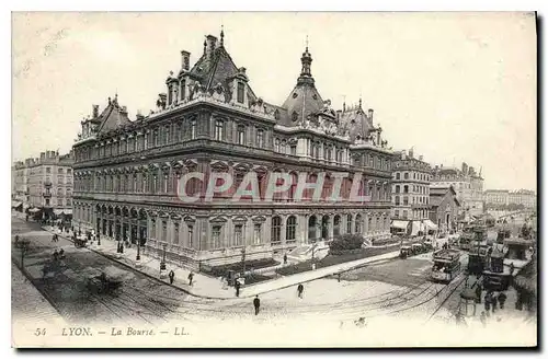 Cartes postales Lyon La Bourse