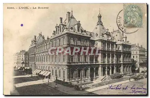 Cartes postales Lyon La Bourse