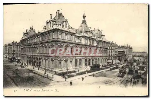 Cartes postales Lyon La Bourse