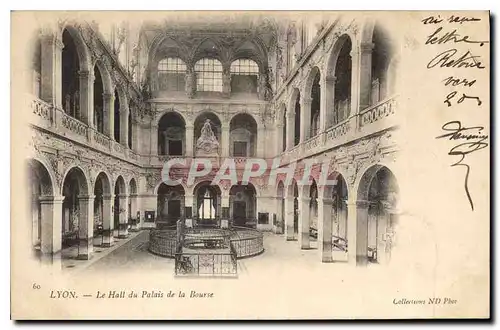 Cartes postales Lyon Le Hall du Palais de la Bourse
