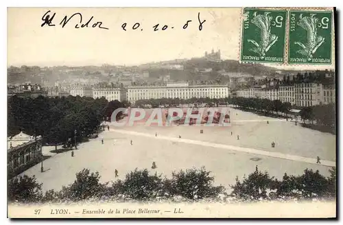 Cartes postales Lyon Ensemble de la Place Bellecour