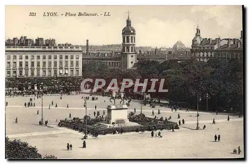 Cartes postales Lyon Place Bellecour