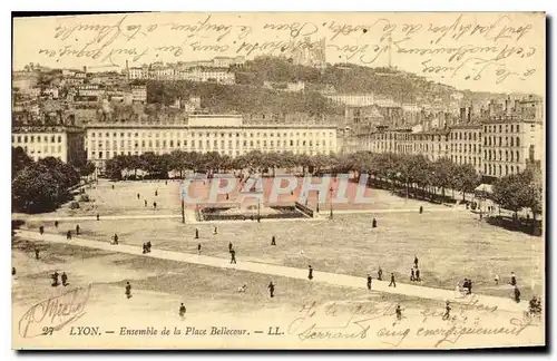 Cartes postales Lyon Ensemble de la Place Bellecour
