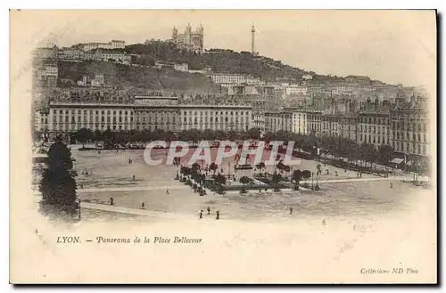 Cartes postales Lyon Panorama de la place Bellecour
