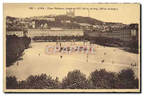 Cartes postales Lyon Place Bellecour